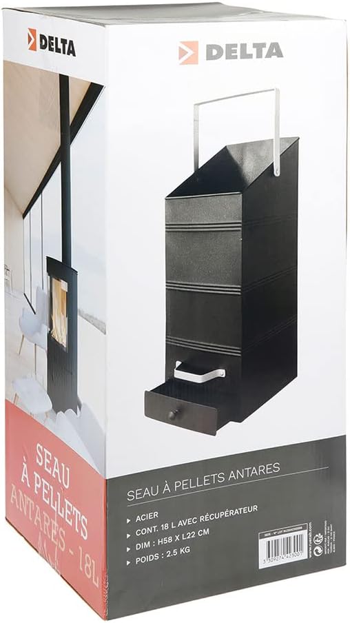RUECAB Seau à Granulés ANTARES 18 L