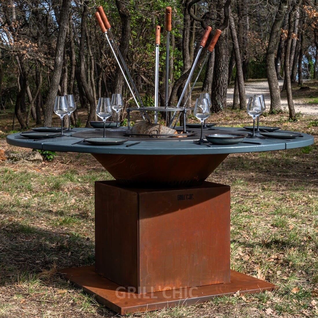 Brasero Festif Corten