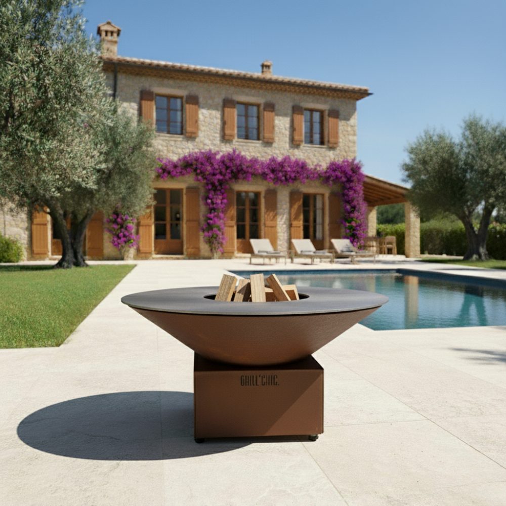 Brasero Cévenol Pool Corten