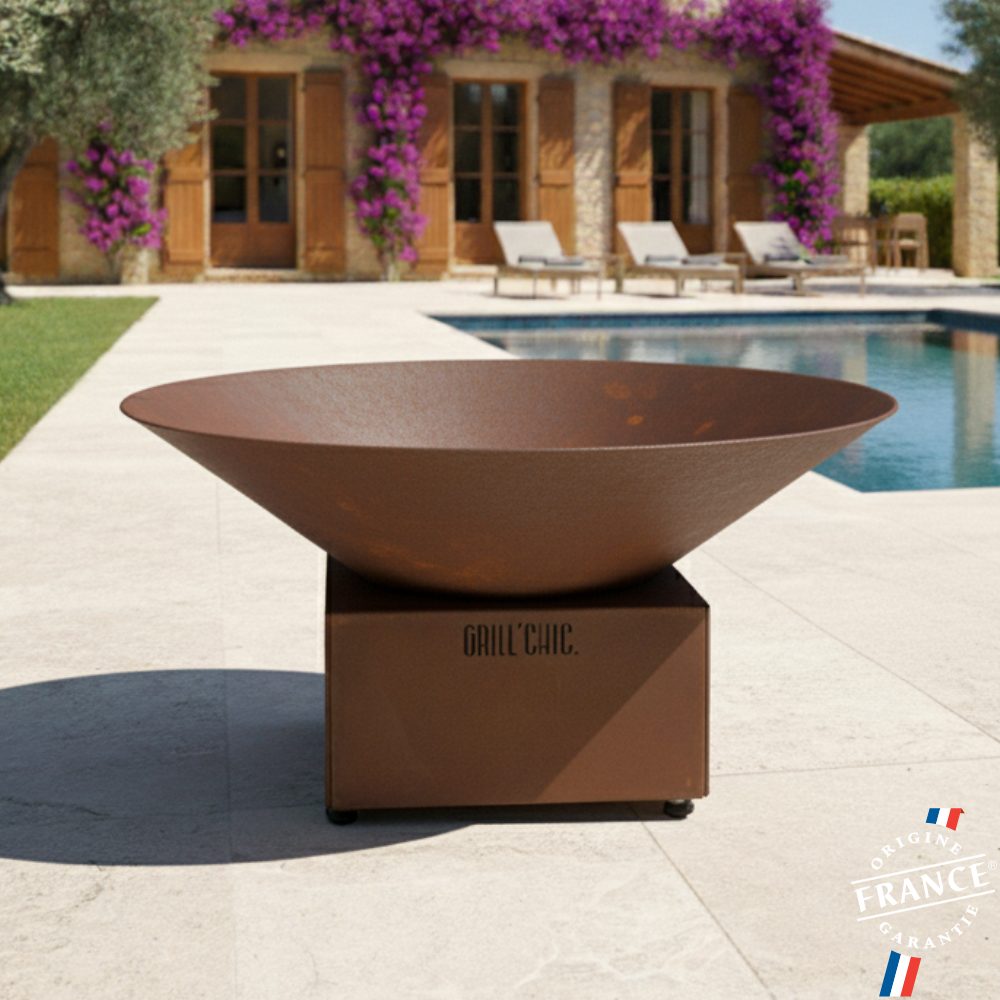 Bol à Feu Cevenol Pool Corten Simple Cuve — photo 1